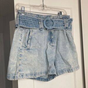Denim High-Waisted Women Shorts